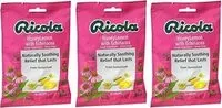 Quantité de sucre dans Cough suppressant throat drops honey lemon with echinacea