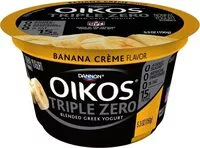 Количество сахара в Dannon oikos blended greek nonfat yogurt triple