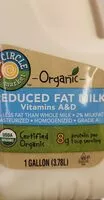 चीनी की मात्रा Milk, organic