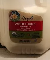 चीनी की मात्रा Organic Whole Milk