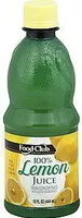 Sokerin määrä sisällä Lemon Juice