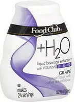 Sokerin määrä sisällä Grape Liquid Beverage Enhancer