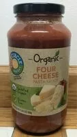 Sokerin määrä sisällä Four Cheese Pasta Sauce