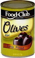 Zuckermenge drin Large Ripe Pitted Olives