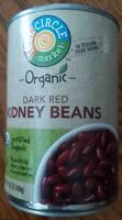 चीनी की मात्रा Organic Dark Red Kidney Beans