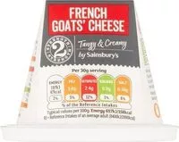 Amount of sugar in French Goats' Cheese
