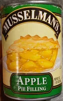 入っている砂糖の量 Musselman's, pie filling, apple
