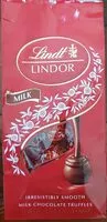 Suhkru kogus sees Lindor milk