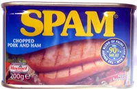 含糖量 SPAM chopped pork and ham