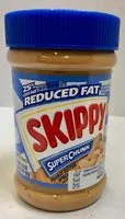 入っている砂糖の量 Reduced fat super chunk peanut butter spread