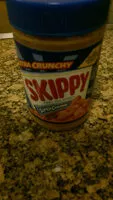 入っている砂糖の量 Skippy, super chunk peanut butter, super chunk