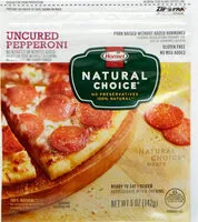 Suhkru kogus sees Natural choice pepperoni
