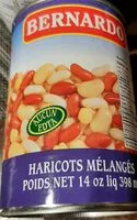 Количество сахара в Haricots mélangés