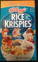入っている砂糖の量 Rice Krispies