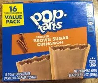 İçindeki şeker miktarı Frosted Brown Sugar Cinnamon Poptarts