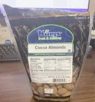 चीनी की मात्रा Cocoa Almonds
