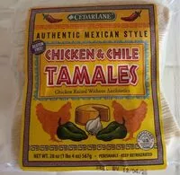 Zuckermenge drin chicken & chilie tamales