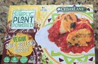 Zuckermenge drin Vegan Chile Relleno Burrito