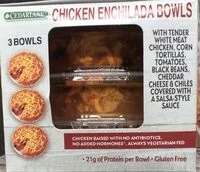 Zuckermenge drin Chicken Enchilada Bowls