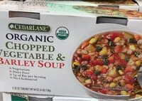 Zuckermenge drin CedarLane Organic Chopped Vegetable and Barley Soup