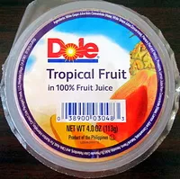 चीनी की मात्रा Dole Tropical Fruit