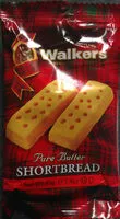 चीनी और पोषक तत्व Walkers shortbread ltd