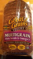 Sugar and nutrients in Great grains bakery