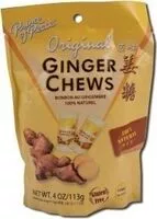 入っている砂糖の量 Special formulas ginger chews original
