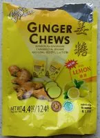 入っている砂糖の量 Ginger Chews