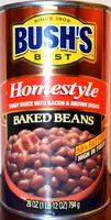 Zuckermenge drin Bush's Best Homestyle Baked Beans