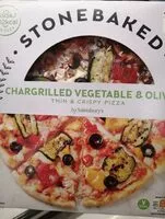 入っている砂糖の量 Stonebaked Chargrilled Vegetable and Olive Thin and Crispy Pizza