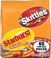 Количество сахара в Starburst fun size variety mix ounce pieces