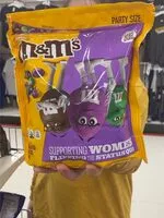 Suhkru kogus sees peanut m&ms