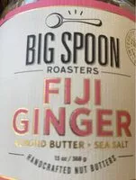 入っている砂糖の量 Big Spoon Roasters - Fiji Ginger Almond Butter with Sea Salt, 13oz (368g)