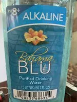 Sugar and nutrients in Alkaline bahama blu