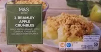 Zuckermenge drin 2Bramley apple crumbles