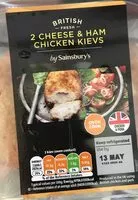 Cantidad de azúcar en 2 cheese and ham chicken kievs