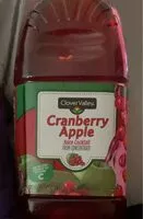 Suhkru kogus sees Cranberry Apple Juice Cocktail