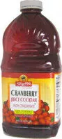 Suhkru kogus sees Juice Cocktail, Cranberry