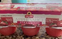 Suhkru kogus sees Apple sauce