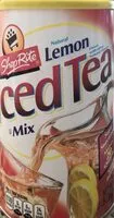 Suhkru kogus sees Natural lemon iced tea mix