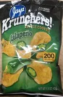 Количество сахара в Kettle cooked jalapeño chips