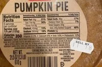 Suhkru kogus sees Pumpkin Pie