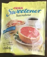Количество сахара в Sweetener Sucralose