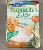 Amount of sugar in Ranch dip mix