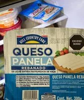 Amount of sugar in Queso panela rebanado