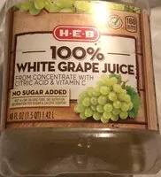 Jumlah gula yang masuk white grape juice