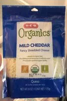 Sokerin määrä sisällä Mild cheddar shredded cheese