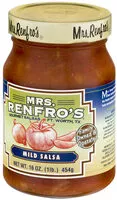 Amount of sugar in Mild salsa, mild