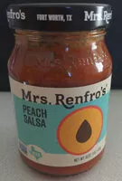 Amount of sugar in Mild peach salsa, mild